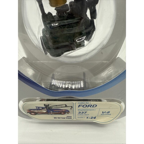 PTX MINI ENGINE 1934 FORD BB-157 TOW TRUCK 1:24 337 CUBIC INCH V-8 FLAT HEAD - Picture 4 of 11